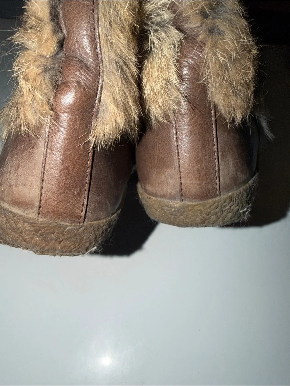 Tory Burch fur ankle boots 7 1/2